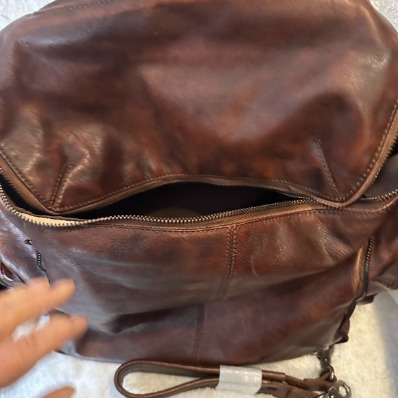 Brown Rockcow  Leather Backpack NWT - Picture 6 of 10